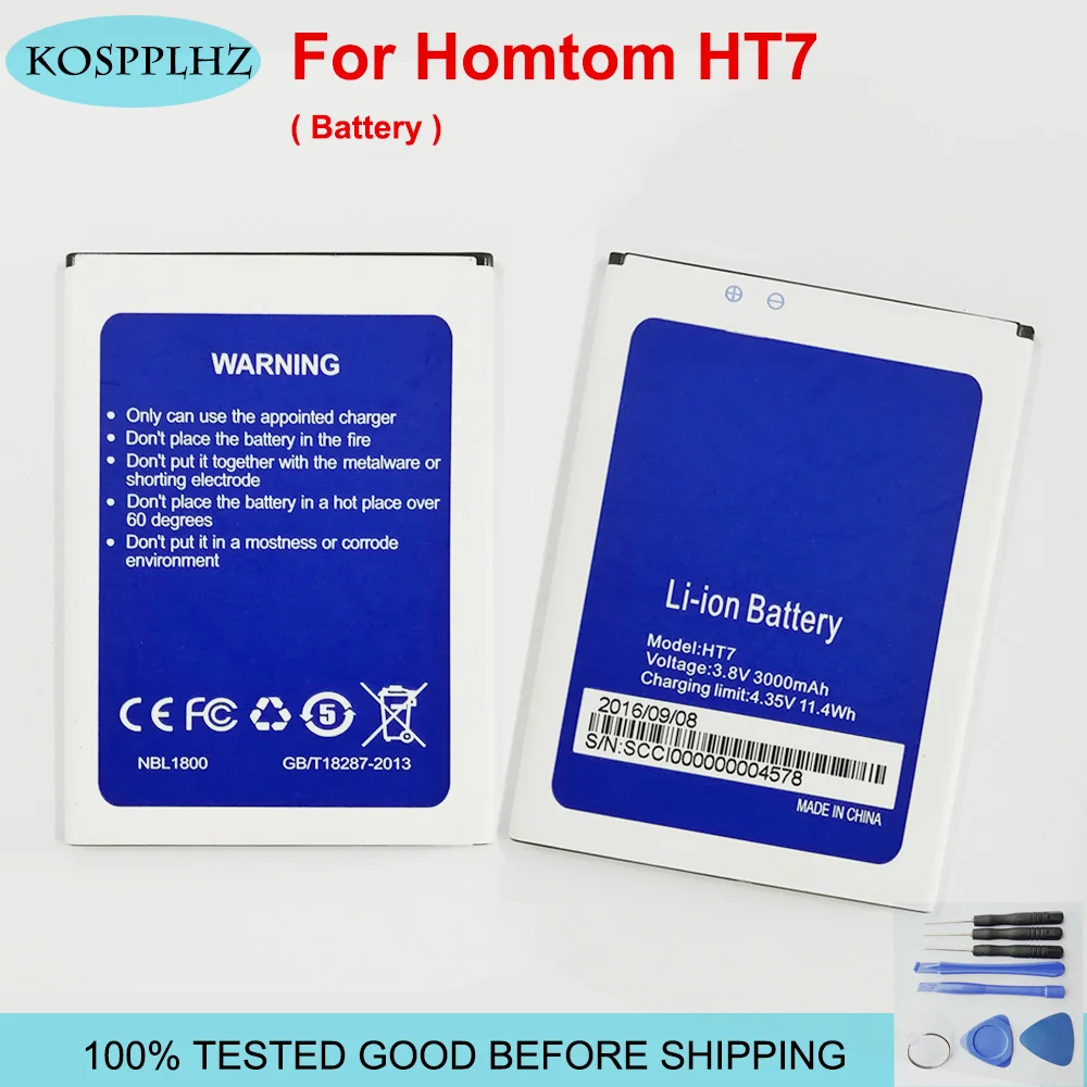 Homtom HT7 аккумулятор 3000 мАч оригинальный для смартфона HOMTOM HT 7 Pro Аккумулятор