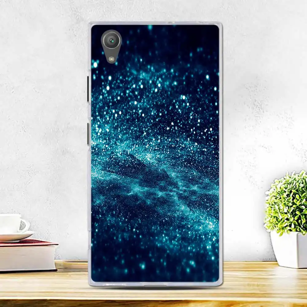 Чехол для Sony Xperia XA1 Plus силиконовый мягкий чехол накладка с рисунком двойной G3412
