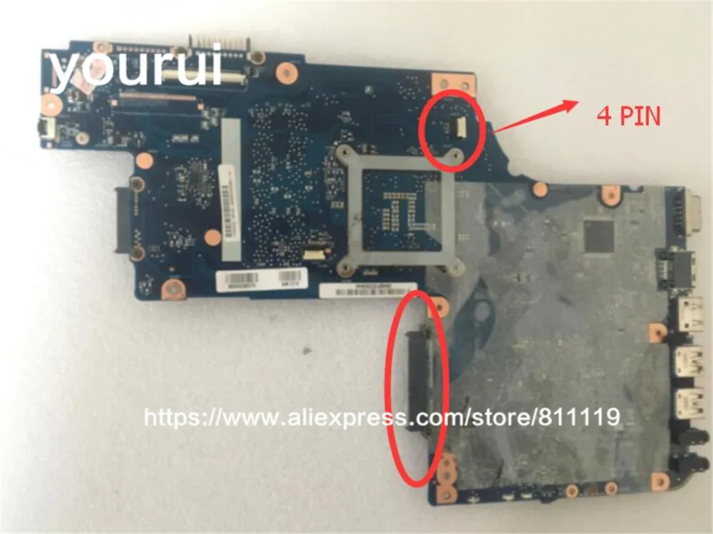 Материнская плата yourui для материнской платы H000038380 H000038370 материнская Toshiba satellite C850