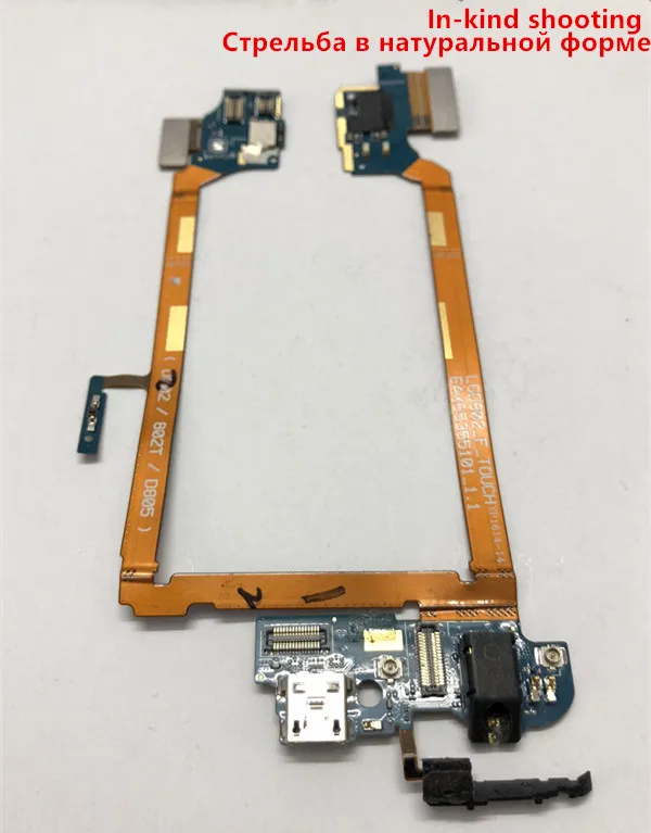 Оригинальный плоский кабель для LG G2 D802 D805 (разъем наушников разъем зарядки
