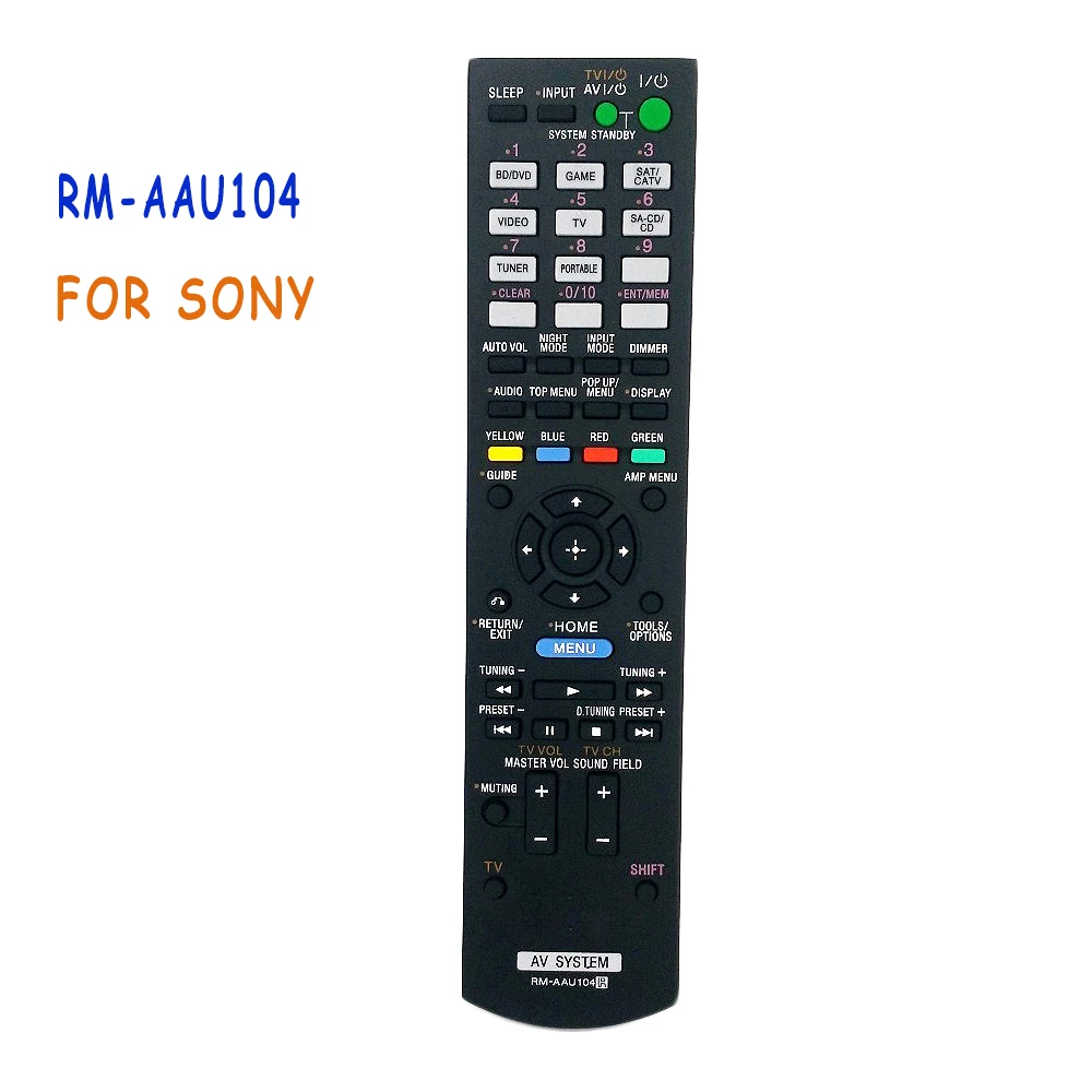 Сменный пульт дистанционного управления для SONY RMAAU104 мульти-av-ресивер STRDH520 5 8 10 |