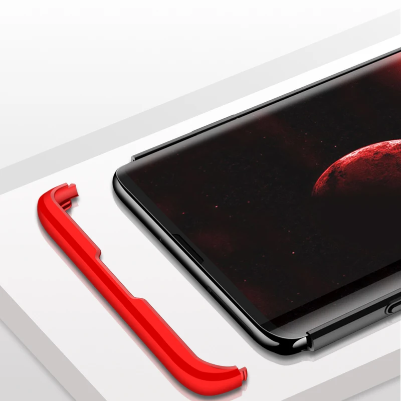 Для Samsung Galaxy S8 S9 S10 Plus чехол 360 полная защита жесткий матовый для S7 S6 edge Note 8 9 C9 Coque |