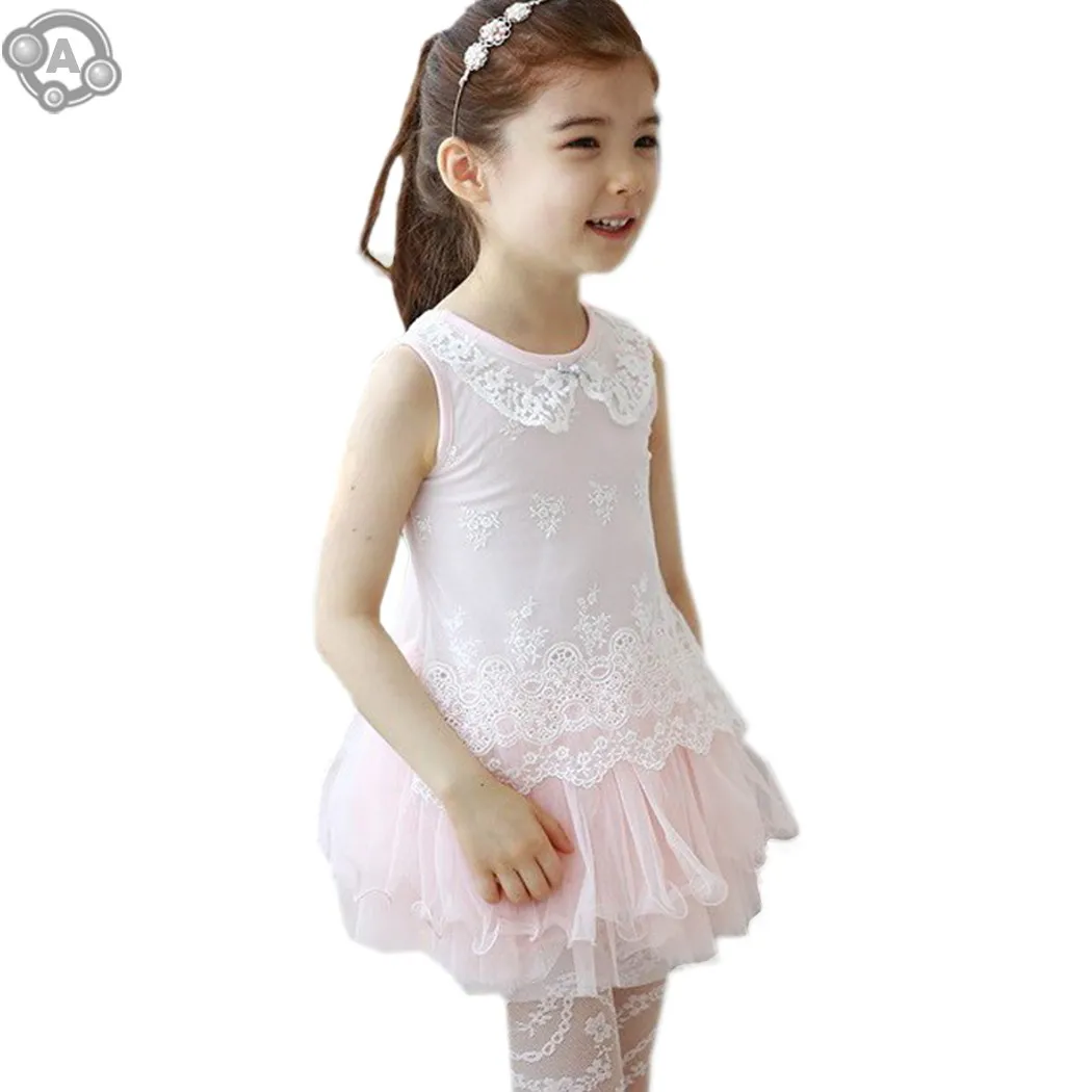 Высокое качество! 2015 ну вечеринку платья девочки симпатичные рукавов сетки