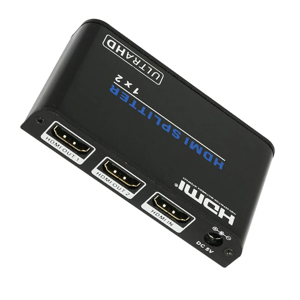 Сплиттер 1080P @ 60 Гц 3D 4K 2K UHD HDMI 2 0 1x2 1 вход выхода ретранслятор переключатель коробка