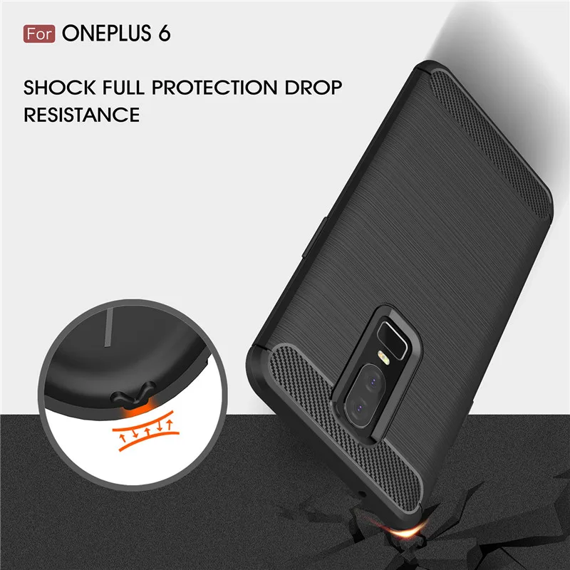 Для подходящего чехол s Oneplus 6 Чехол One Plus Мягкий Силиконовый прочный бампер для
