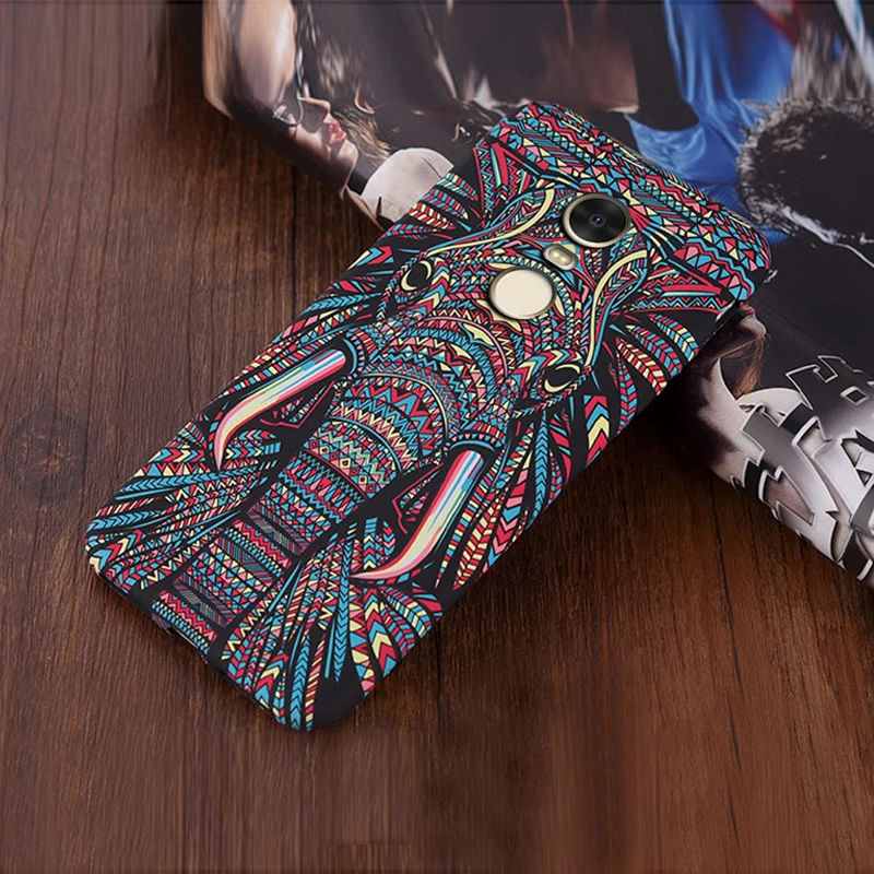Чехол YonLinTan чехол для Xiaomi Redmi Note 4 4X X мобильный телефон с изображением слона тигра