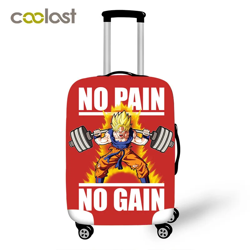 Dragon Ball чемодан защитные чехлы эластичный Saiyan Goku Vegeta багажный чехол для 18-32 дюймов Сумка для путешествий аксессуары для путешествий - Цвет: XT QLZ9