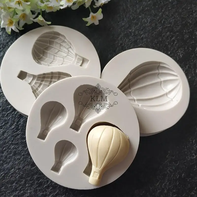 3PCS Hot Air Balloon Silicone Mould Chocolate mold Cake fondant tool KLM-00116 | Дом и сад
