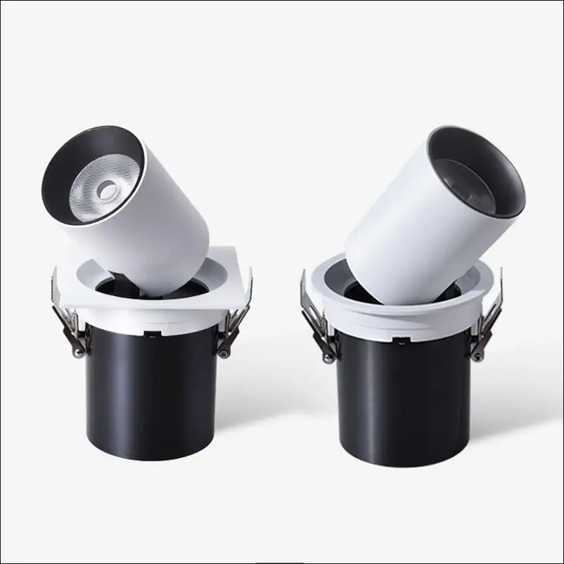 Новые высококачественные шкафы CREE LED stretch downlight 12 Вт 20 24 одежда встроенный