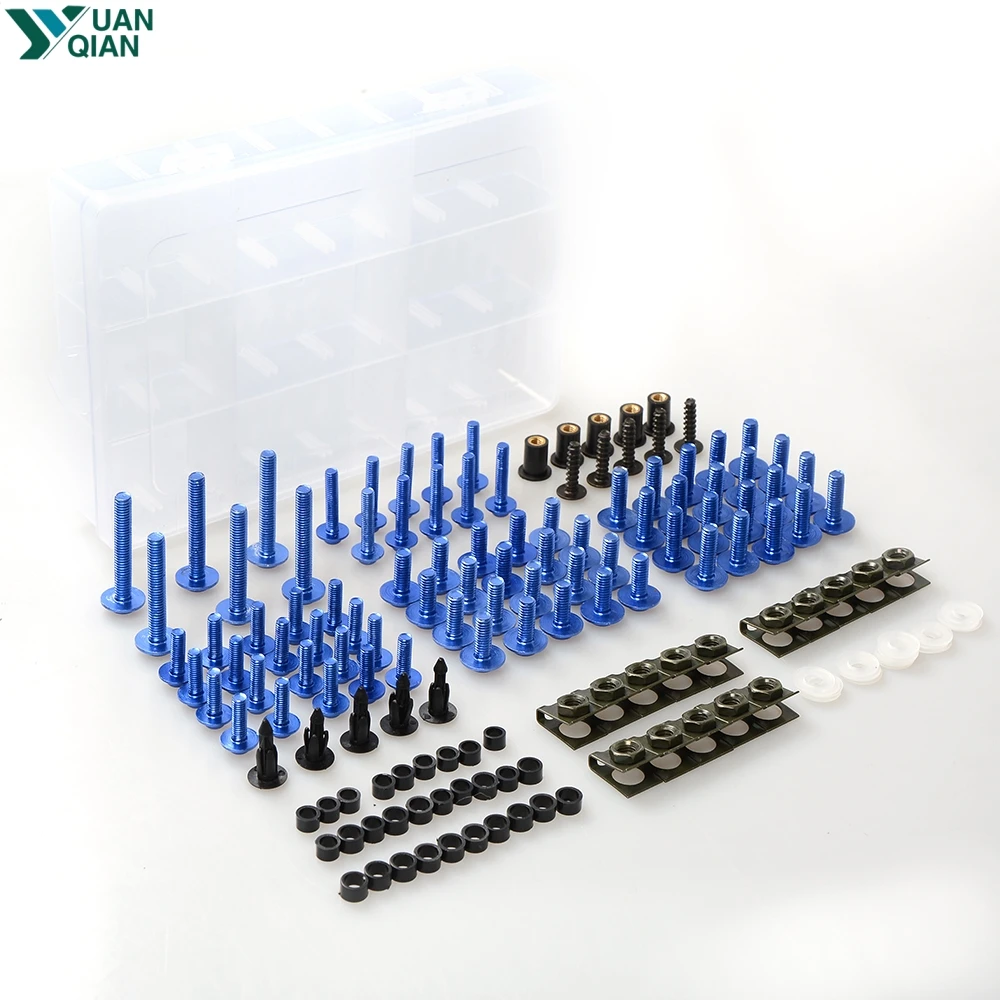 CNC aluminum Fairing Bolt Screws Kit For Kawasaki ZXR400 ZXR 400 ZZR600 ZZR 600 KLE500 KLE 500 VERSYS 1000 Z1000 Z-1000 ZX10R | Автомобили