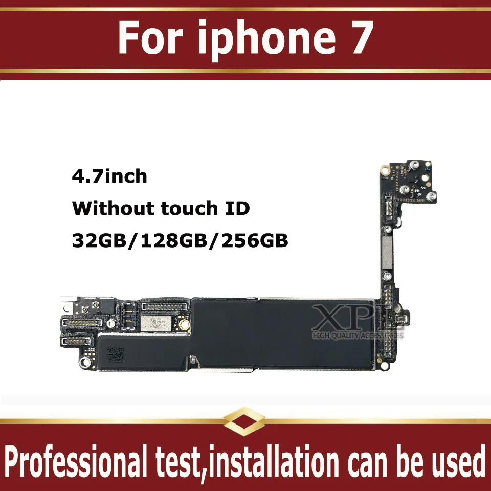 32 Гб 128 ГБ 256 для iphone 7 4 дюймов материнская плата без сканера отпечатков пальцев