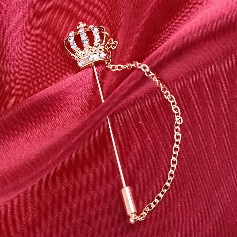 Женская Брошь в виде короны с кристаллами|pins for women|fashion lapel pinslapel pin |