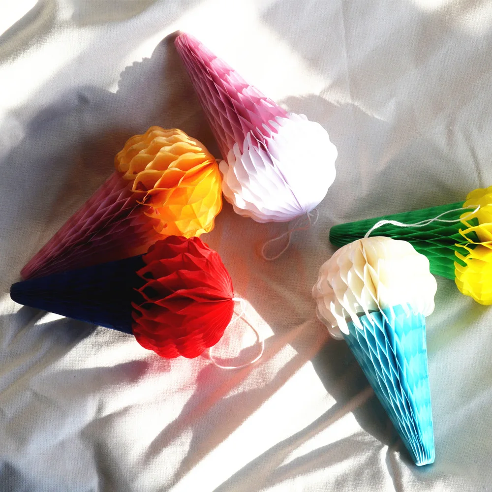 2 шт 6 &quot15 см мороженое соты шары Бумага свадьба день рождения DIY украшения