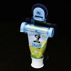 Пластиковый выдавливатель для тюбиков, Диспенсер зубной пасты, держатель на присоске, ручной дозатор зубного крема для ванной, шприц, пистолет