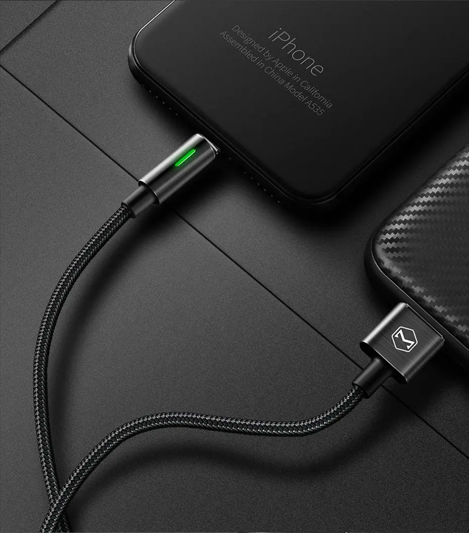 Mcdodo Lightning-USB кабель для iPhone X Xs Max 8 Plus Авто разъединитель провод для быстрой зарядки для iPhone 7 6s iPad кабель синхронизации данных
