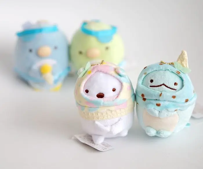 San X Sumikko Gurashi японские игрушки Аниме Icecream модель угловой био ручной мягкий