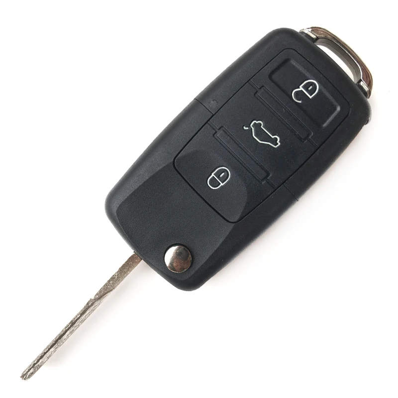 2/3 кнопки для VOLKSWAGEN VW SEAT Altea MK4 Alhambra Arosa Exeo Ibiza Leon откидной складной чехол для автомобильного ключа с дистанционным управлением
