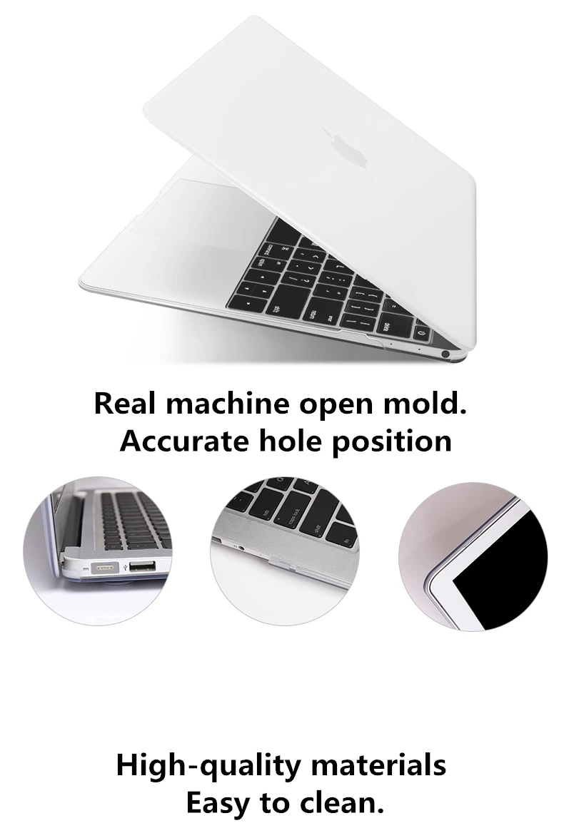 Чехол для ноутбука Apple MacBook Air Pro retina 11 12 13 15 дюймов для mac book New A1932 Pro 13 15 с сенсорной панелью+ чехол для клавиатуры
