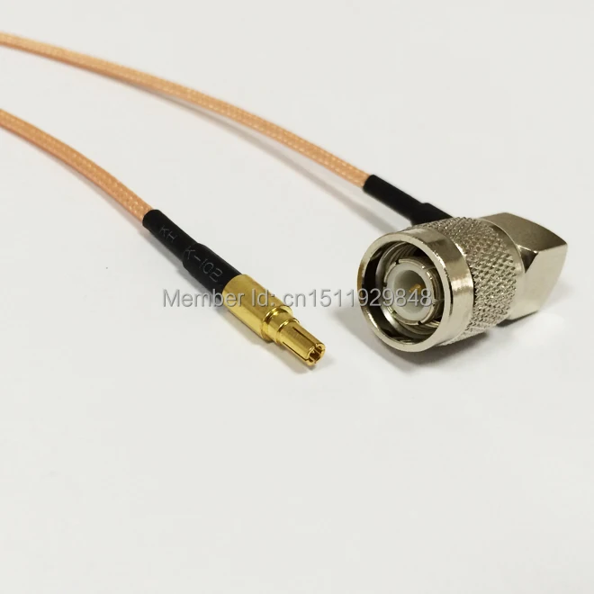 New TNC Male Plug Right Angle Connector Switch CRC9 RG316 Wholesale Fast Ship 15CM 6&quot Adapter | Обустройство дома