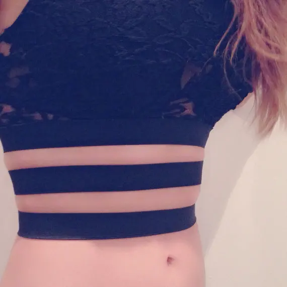 2017 Новый пастельный готический бюст бандаж рейв одежда переплет Сексуальная