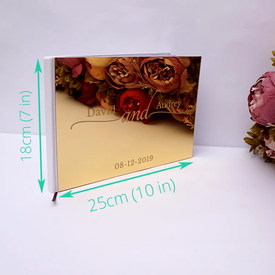 25x18 см индивидуальный Свадебный фотоальбом|Гостевая книга подписей| |