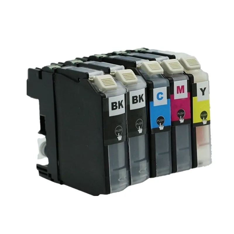 1SET 1BK LC121BK LC121 XL LC 121 LC-121 LC121XL сменный картридж для принтера для DCP-J552DW DCP-J752DW DCP-J132W DCP-J152W DCP-J172W - Цвет: 1SET 1BK