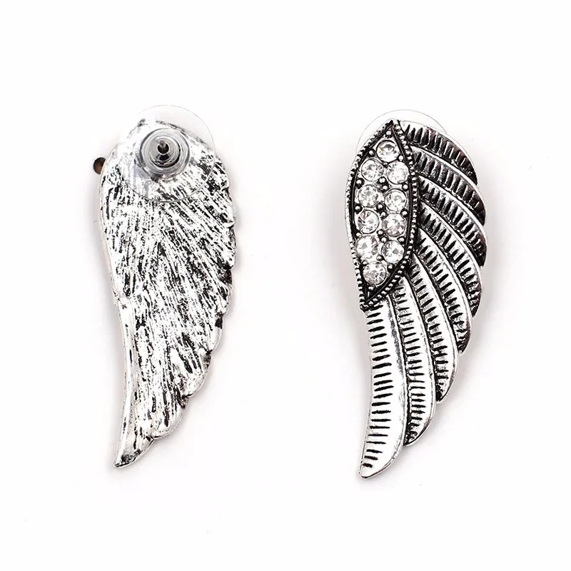 Женские винтажные серьги гвоздики с крыльями ангела|earrings jewelry|women earringsearrings rose |