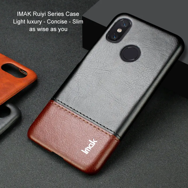 Роскошный чехол Imak Ruiyi для Xiaomi MI 8 MI8 M8 SE 8SE тонкий чехол-накладка телефона деловые