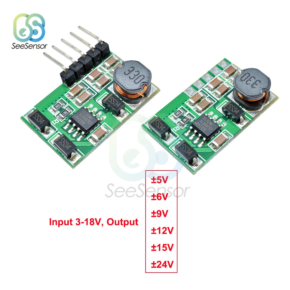 + 5 в 6 9 12 В 15 24 положительный отрицательный двойной выходной источник питания