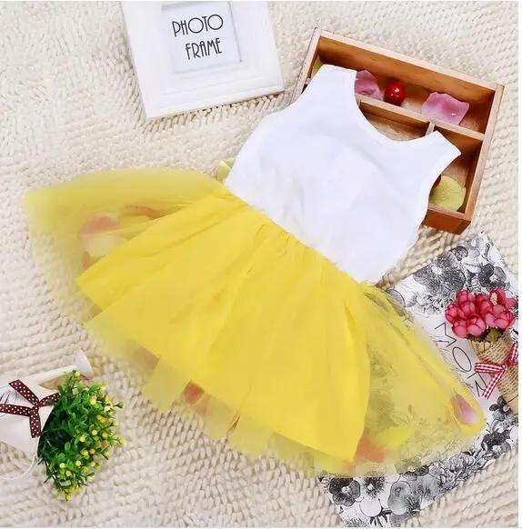 2017 Цветок Девочки Платья Brand New Baby Дети Свадьба Принцессы Dress Костюм Платье Infanti