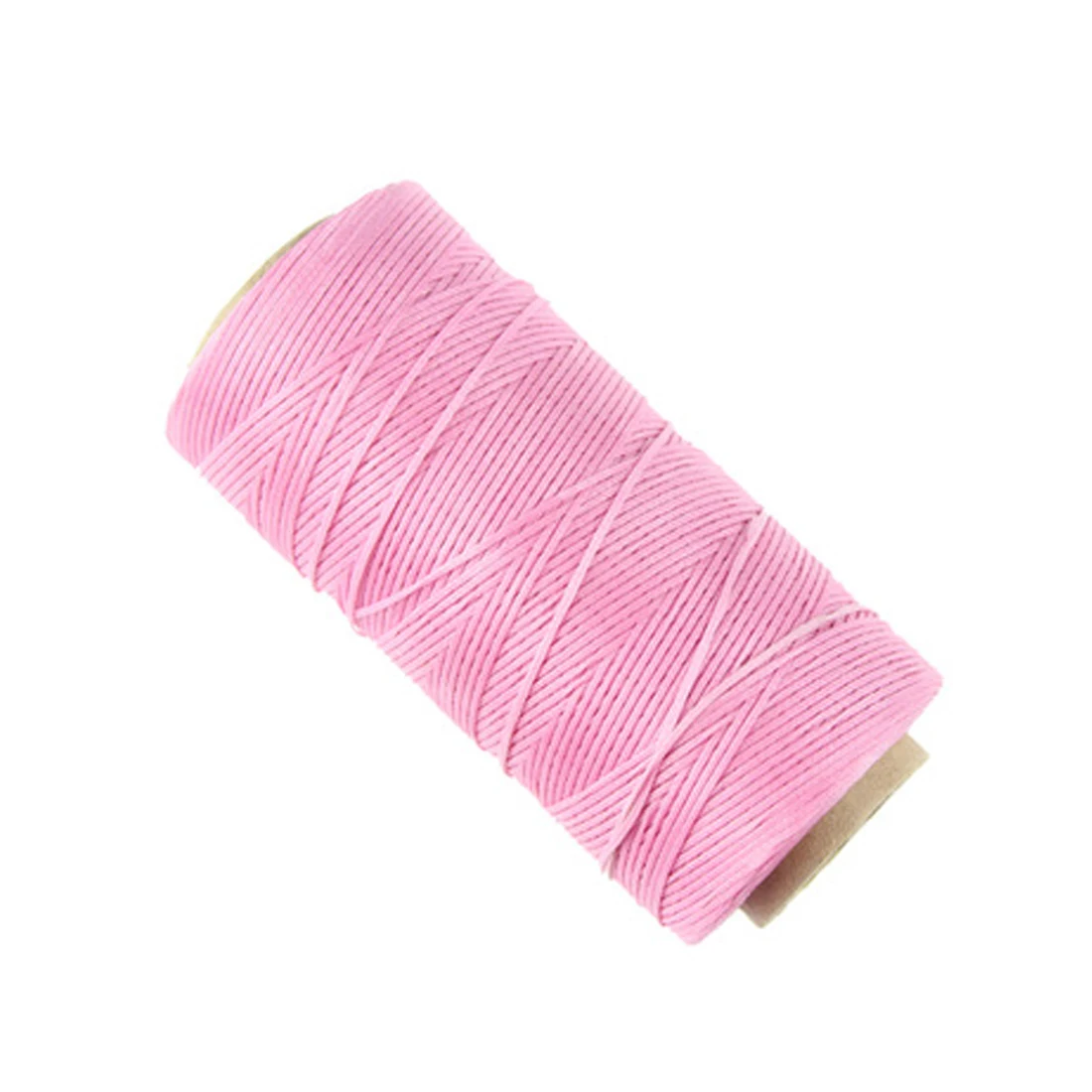 Pink 1 мм 150D кожаный вощеный шнур для DIY инструмент для рукоделия ручная строчка 50 метров плоская Вощеная швейная линия - Цвет: Pink