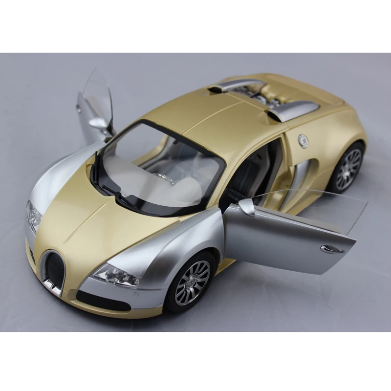 Gold Высокое качество Ультра реалистичные Bugatti модель автомобиля Bluetooth колонки FM радио USB TF карты музыкальный плеер малыш подарки игрушки Soundbox - Цвет: Gold