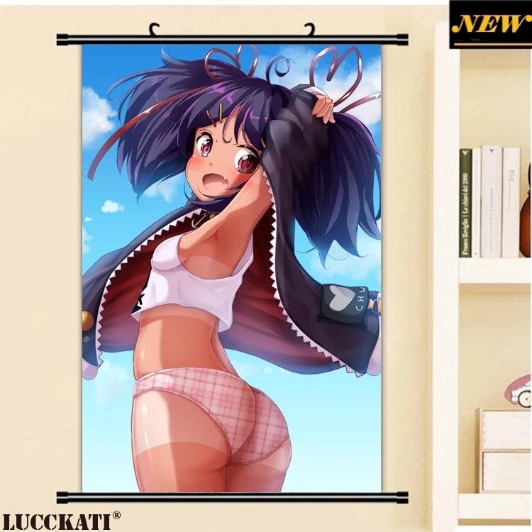 40X60 см Azur переулок Bilan Hangxian игра cameltoe Сексуальная лоли мультфильм аниме Настенная картина плакат прокрутки Ткань Холст Живопись 27