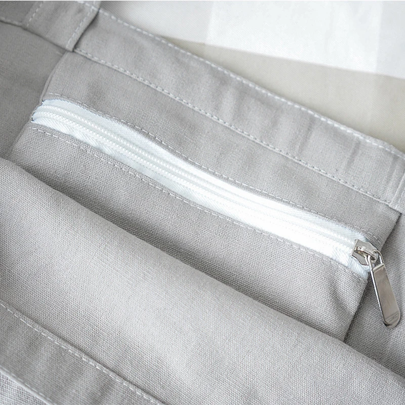 Youda новые парусиновые сумки с буквенным принтом простые серые на плечо в