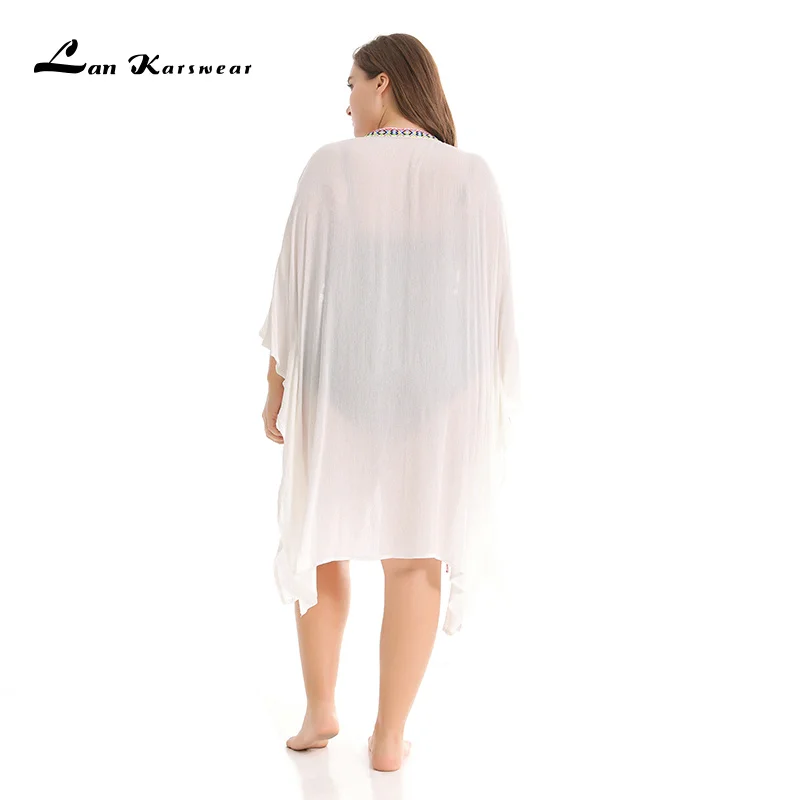 Lan Karswear накидка длинная Rayon an100 % искусственный шелк сплошной цвет Перспектива