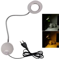 with plug flexible hose led book lights 5w eu us cord plug night light bedside reading lamp study painting wall mount book lamp