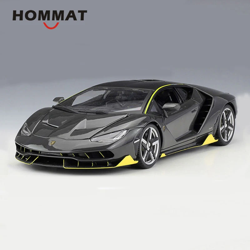 Gray HOMMAT имитация 1:18 Maisto Centenario LP770-4 Roadster гоночный автомобиль литая под давлением модель автомобиля Коллекция Модель автомобиля рождественский подарок - Цвет: Gray