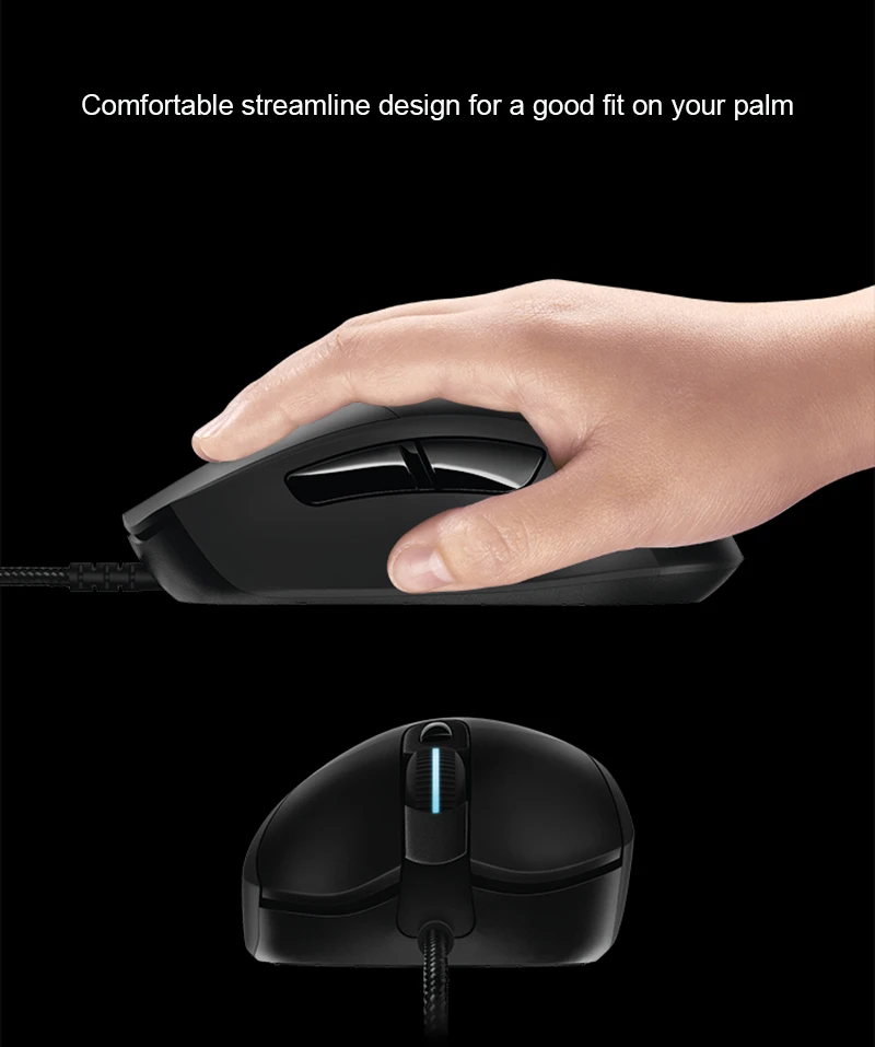 Игровая мышь logitech G403 проводная мышь RGB 12000 dpi FPS С сенсором PMW3366 для геймеров