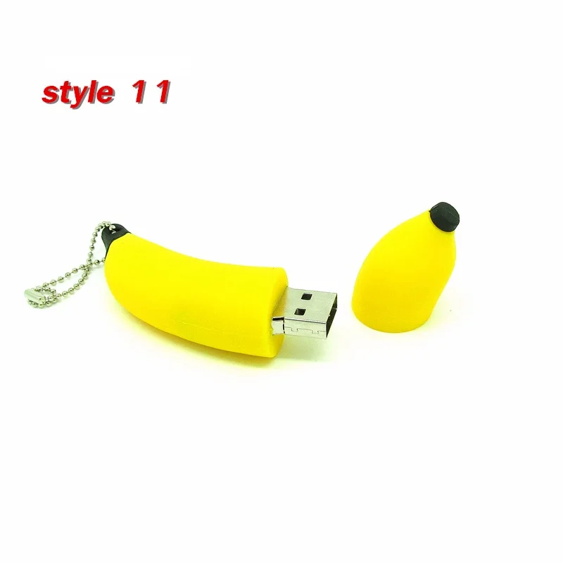 Горячий перец/Морковь/арбуз/баклажаны/банан модель USB флэш накопитель карта