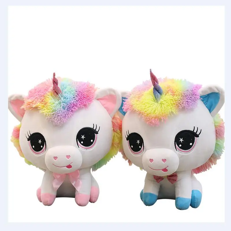 

35cm Rainbow Colored Cute Animal Unicorn Plush Toy Stuff Doll Birthday Gifts For Children