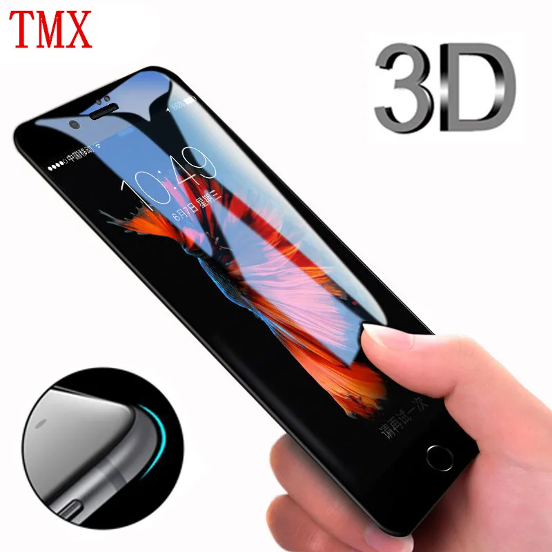 9 H 3D изогнутый край Полное покрытие закаленное Стекло для iPhone 6 6s 7 8 плюс Экран