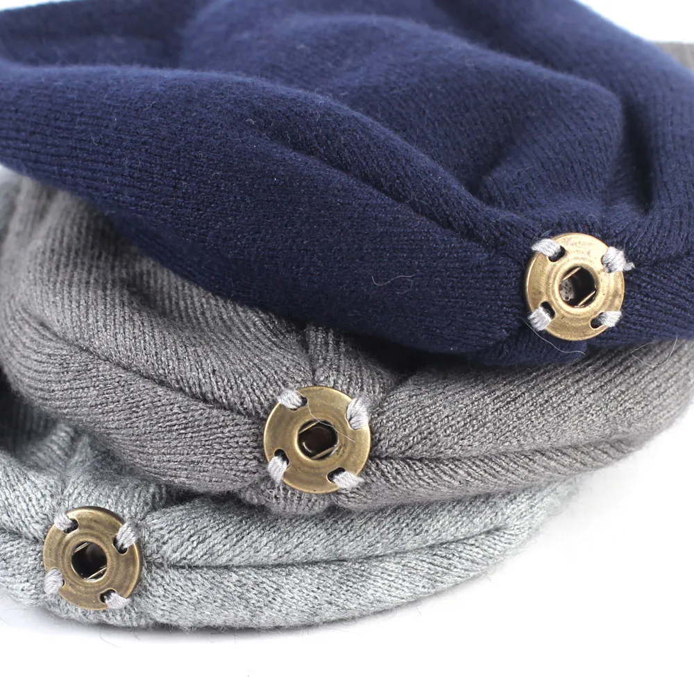 Geebro/Шапка-бини для новорожденных; Осенняя шерстяная шапка Skullies Beanies с помпоном из меха енота для мальчиков и девочек; объемная шапка с настоящим помпоном