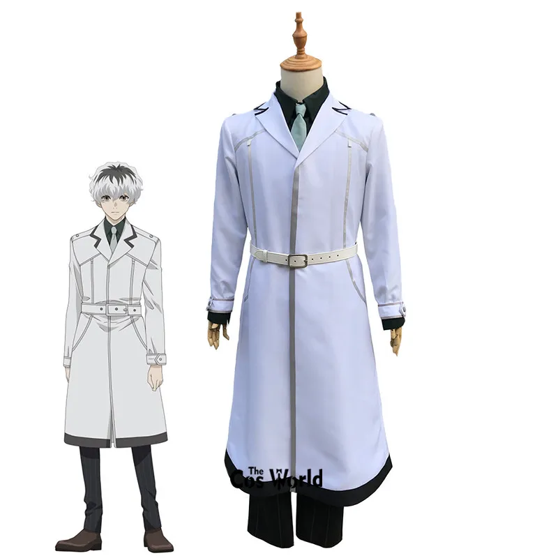 

Tokyo Ghoul:re Kaneki ken плащ-Пыльник рубашка брюки униформа наряд аниме костюмы для косплея