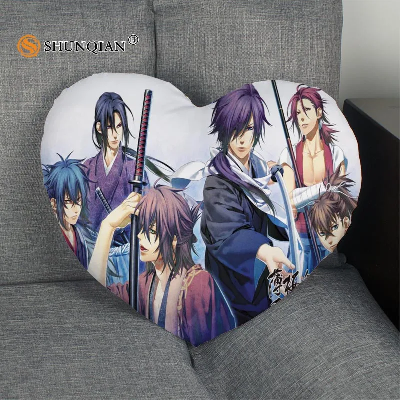 

Наволочка в форме сердца Hakuouki, лучший подарок, размер 41x36 см, 47x42 см