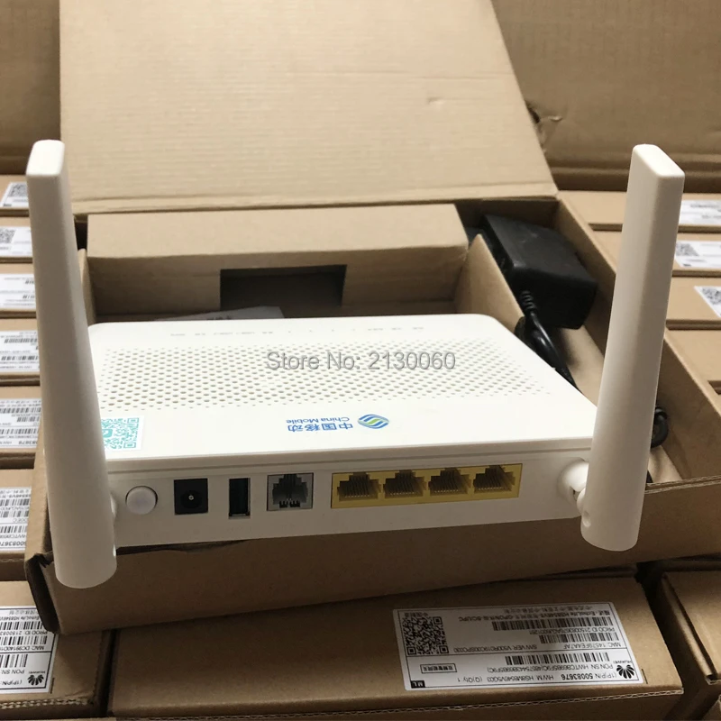 Hs8546v ont hs8546v hs 8546 В GPON маршрутизатор FTTH ОНУ 4ge 4 Порты и разъёмы + 1tel 2USB WiFi английский
