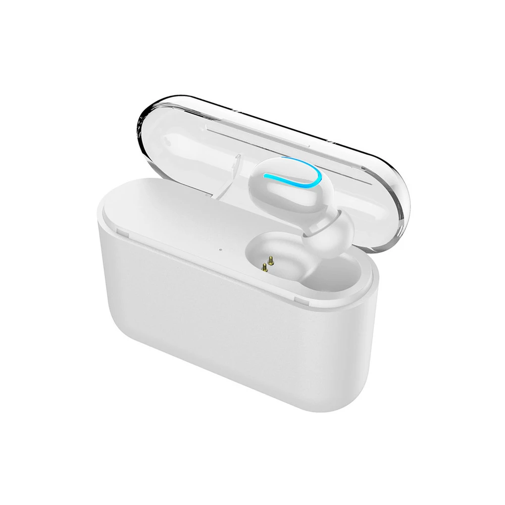 Белый Наушники с Bluetooth 5,0, наушники с громкой связью, Q32 TWS, беспроводные наушники, спортивные наушники, игровая гарнитура, телефон - Цвет: Белый