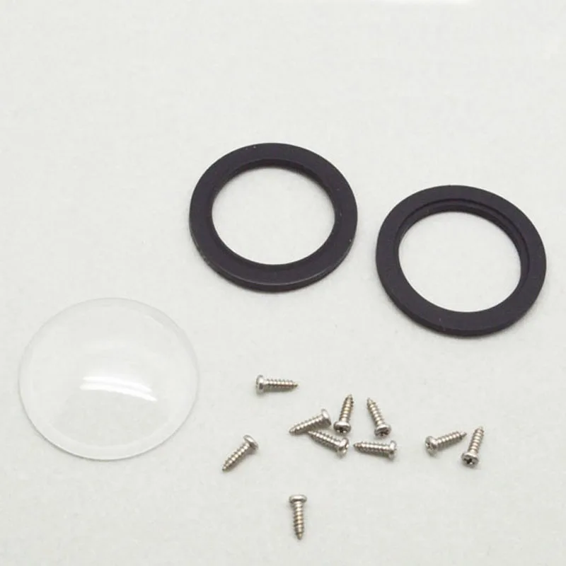 Водонепроницаемый корпус Чехол стеклянная крышка объектива Запасной комплект