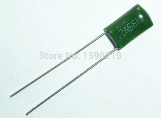 100 шт. Майларовый пленочный конденсатор в 2A681J 680pF 0.68nF 2A681 5% полиэфирный |