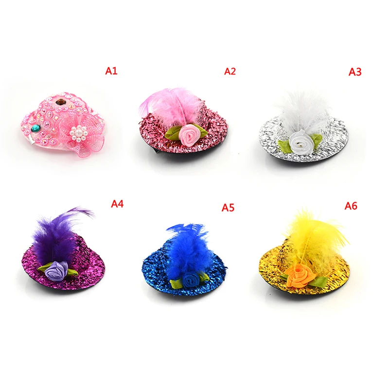 

1Pc Trendy Vintage Round Bowler Doll Hat Caps for Babi Doll Headdressing Cotume Clothes Accessories