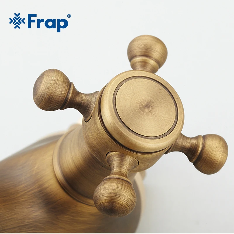 Frap горячая распродажа 1 Набор античных бронзовых латунных смесителей смесители с